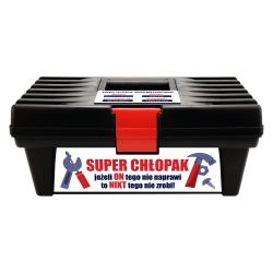 Skrzynka narzędziowa Super Chłopak prezent z...