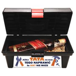 Skrzynka na narzędzia dla taty z tabliczką i...