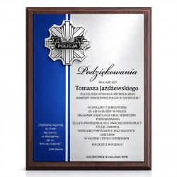 Grawerton Dyplom Uznania Policyjny...