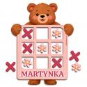 Personalizowana gra kółko i krzyżyk z imieniem dziecka