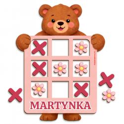 Personalizowana gra kółko i krzyżyk z imieniem...