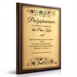 Grawerton Dyplom Uznania Podziękowanie...