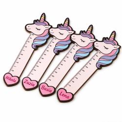 Personalizowana linijka z imieniem jednorożec...