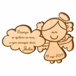 Podziękowanie dla gości komunii magnes z...