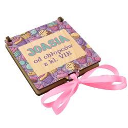 Kółko i krzyżyk drewniana gra personalizowana...