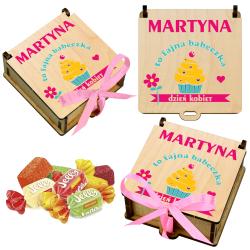 Personalizowane pudełko na słodycze Dzień Kobiet