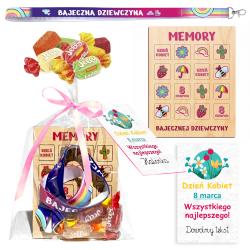 Zestaw prezentowy Dzień Kobiet memory smycz...