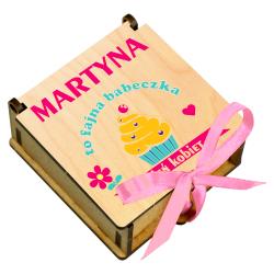 Personalizowane pudełko na słodycze Dzień Kobiet