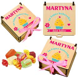 Personalizowane pudełko na słodycze Dzień Kobiet
