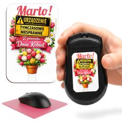 Tabliczka pod myszkę żart z okazji Dzień Kobiet...