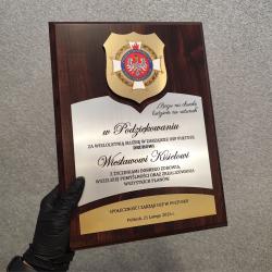 Grawerton Dyplom Uznania Straż Pożarna...