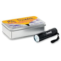 Latarka LED z imieniem prezent na Dzień Dziadka