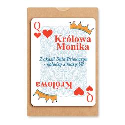 Karty do gry z recyklingu prezent na Dzień...