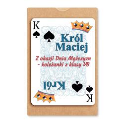 Karty do gry z recyklingu prezent na Dzień...