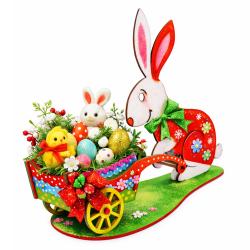 Duży stojak wielkanocny na jajko stroik...