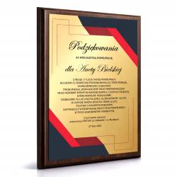 Grawerton Dyplom Uznania Podziękowanie...