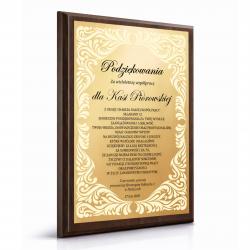 Grawerton Dyplom Uznania Podziękowanie...