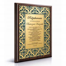 Grawerton Dyplom Uznania Podziękowanie...