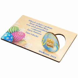 Kartka świateczna firmowa na Wielkanoc z...