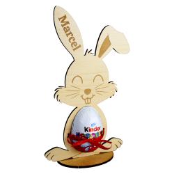 Wielkanocny zajączek na Kinder jajko z...