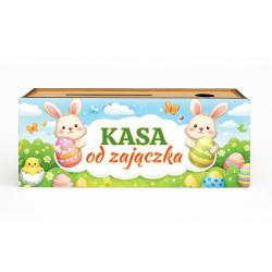 Skarbonka wielkanocna kasa od zajączka prezent...