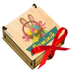 Pudełko wielkanocne na słodycze z imieniem...