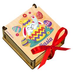 Pudełko wielkanocne na słodycze z imieniem...