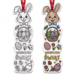 Zakładka wielkanocna do kolorowania prezent dla...