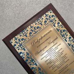 Grawerton Dyplom Uznania Podziękowanie...