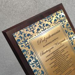 Grawerton Dyplom Uznania Podziękowanie...