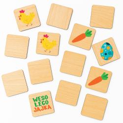 Gra memory wielkanocna z imieniem dziecka...