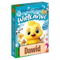Gra Piotruś wielkanocna z imieniem dziecka...