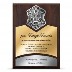 Grawerton Dyplom Uznania Wojskowy WAT...