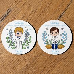 Magnes podziękowanie dla gości Komunia od chłopca