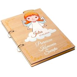 Księga gości na Pierwszą Komunię dla dziewczynki