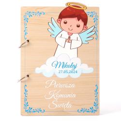 Księga gości na Pierwszą Komunię dla chłopca