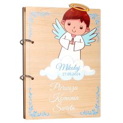 Księga gości na Pierwszą Komunię dla chłopca