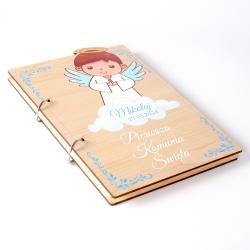 Księga gości na Pierwszą Komunię dla chłopca