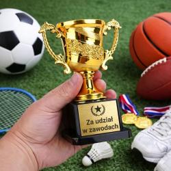 1 szt. Złoty Trofeum Nagrody na Konkursy i...
