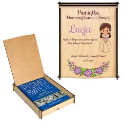 Pamiątka Pierwszej Komunii Świętej Biblia dla...