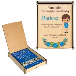 Pamiątka Pierwszej Komunii Świętej Biblia dla...