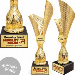 Puchar złoty z personalizowaną tabliczką 22,5...