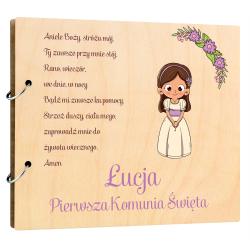 Drewniany album na zdjęcia - prezent na...