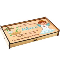 Pamiątka Komunii Świętej pudełko na pieniądze z...