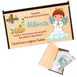 Pamiątka Komunii Świętej pudełko na pieniądze z...