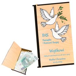 Pudełko na pieniądze prezent Pierwszą Komunię...