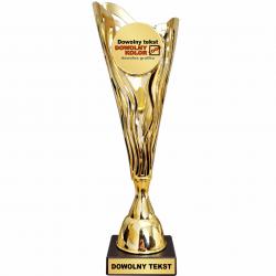 Puchar złoty z personalizowaną tabliczką 33 cm...
