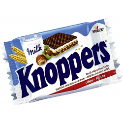 1 szt Knoppers Wafelek mleczno-orzechowy 25 g