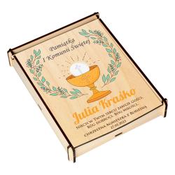 Pamiątka Pierwszej Komunii Świętej - Pudełko z...