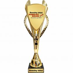 Puchar złoty z personalizowaną tabliczką 30 cm...